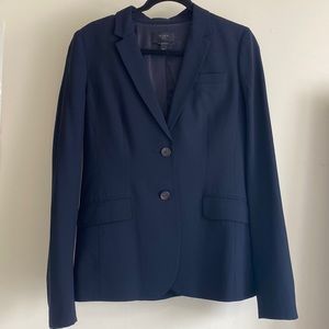 Navy J Crew Wool Blazer size 10 Tall